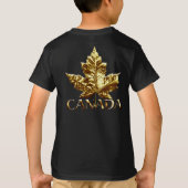 Kid's Canada Shirt Team カスタム Canada Kid Jersey Tシャツ (裏面)