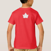 Kid's Canada TシャツオーガニックCanada Kidシャツ Tシャツ (裏面)