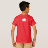 Kid's Canada TシャツオーガニックCanada Kidシャツ Tシャツ (裏面フル)