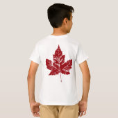 Kid's Canada Tシャツカナダお土産Kid's Shirts Tシャツ (裏面フル)
