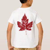 Kid's Canada Tシャツカナダお土産Kid's Shirts Tシャツ (裏面)