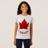Kid's Canada TシャツカナダMaple Leaf Shirts Tシャツ (正面フル)