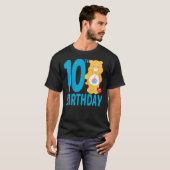 Kids Care Bears Birthday Bear Celebrates A 10th Bi Tシャツ (正面フル)