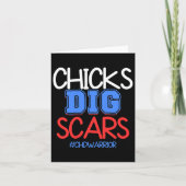 Kids Chicks Dig Scar Chd Warrior Awareness Survivo カード (正面)