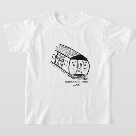 Kids' Choo Choo Train T-Shirt Tシャツ (レイダウン)
