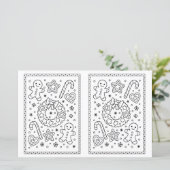 Kids Christmas Coloring Page Christmas Gingerbread (スタンド正面)