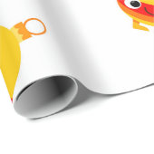 Kids Christmas Cute Cartoon Tree Ornaments ラッピングペーパー (ロールコーナー)