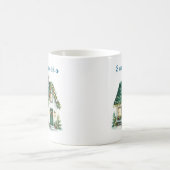 Kids Christmas Mug - Personalized Holiday Home コーヒーマグカップ (中央)