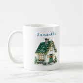 Kids Christmas Mug - Personalized Holiday Home コーヒーマグカップ (左)
