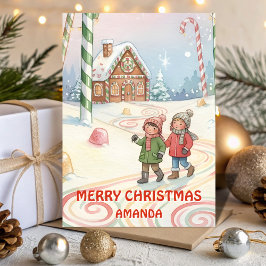 Kids Christmas Peppermint Forest Trail シーズンカード