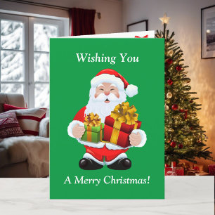 Kids CHRISTMAS Santa Claus for Boy or Girl シーズンカード
