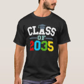Kids Class Of 2035 First Day Of Back To School Gra Tシャツ (正面)