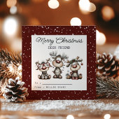 Kids Classroom Deer Themed シーズンカード