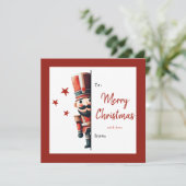 Kids Classroom Nutcracker Christmas Holiday Card シーズンカード (スタンド正面)