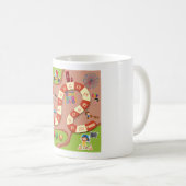 Kids Colorful Race Track Board Game コーヒーマグカップ (正面右)