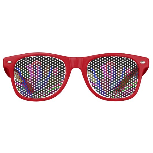Kid's Colorful Undersea Retro Sunglasses レトロサングラス (正面)