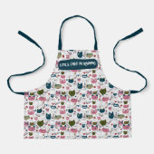 Kids Cooking Apron Funny Little Chef Apron Baking  エプロン (正面)