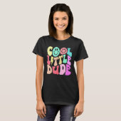 Kids Cool Lilu2019 A Dude Groovy  Baby Shower Baby Tシャツ (正面フル)