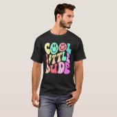 Kids Cool Lilu2019 A Dude Groovy  Baby Shower Baby Tシャツ (正面フル)