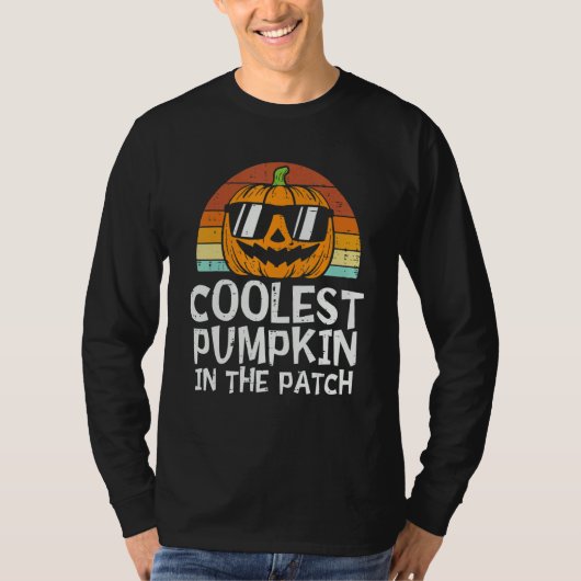 Kids Coolest Pumpkin In The Patch Halloween Boys G Tシャツ (正面)