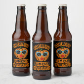 Kids Coolest Pumpkin In The Patch Halloween Kids ビールラベル (ボトル)