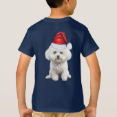 Kids Coton de Tulear Dog Lover Funny Christmas Tシャツ (裏面)