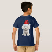Kids Coton de Tulear Dog Lover Funny Christmas Tシャツ (裏面フル)
