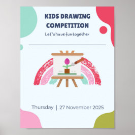 Kids Creative Drawing Poster ポスター