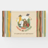 Kid's Cryptid Birthday Banner 横断幕 (横)