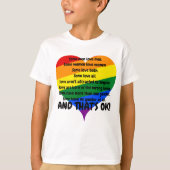 Kids Custom Pride Tシャツ (正面)