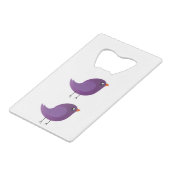 Kids cute birdy  クレジットカード栓抜き (正面アングル)