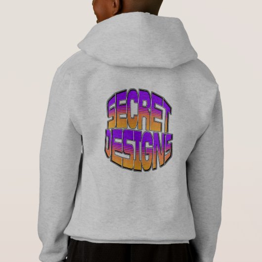 Kids Cute Pullover Hoodie Size Large (裏面)