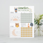 Kids Daily Checklist、Daily Routine Schedule (スタンド正面)