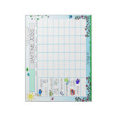 Kids Daily Choreグラフカスタムメモ帳 ノートパッド (回転)