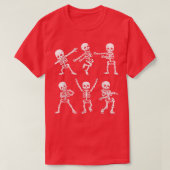 Kids Dance of Death Macabre Skeleton  Tシャツ (デザイン正面)