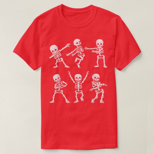 Kids Dance of Death Macabre Skeleton  Tシャツ (デザイン正面)