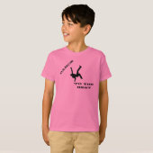 Kids' Dance To The Beat Striped V-Neck T-Shirt Tシャツ (正面フル)