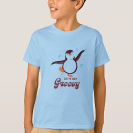 Kids Dancing Penguin T-Shirt | “Let’s Get Groovy” Tシャツ
