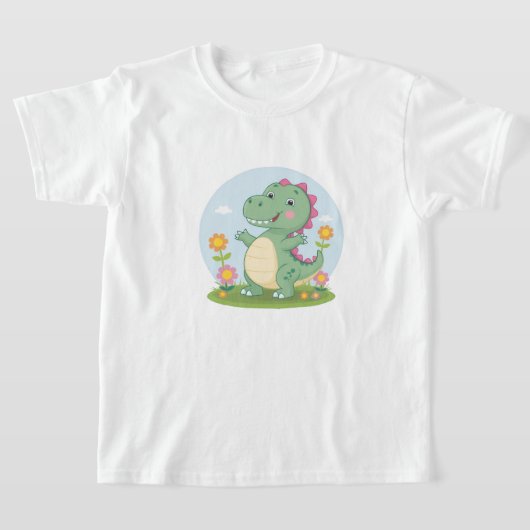 Kids' Design Haven – Fun & Cute Cartoon Gifts  Tシャツ (レイダウン)