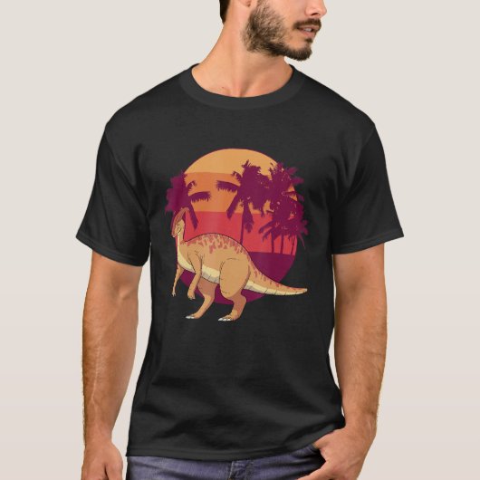 Kids Dino Dinosaur Parasaurolophus Tシャツ (正面)