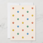 Kids Dinosaur Birthday Party Announcement Invite 招待状 (裏面)