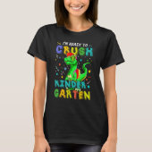 Kids Dinosaur I'm Ready To Crush Kindergarten Back Tシャツ (正面)
