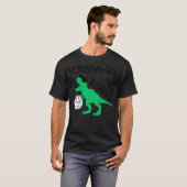 Kids Dinosaur Volleyball Saurus Toddler Boy Bigges Tシャツ (正面フル)
