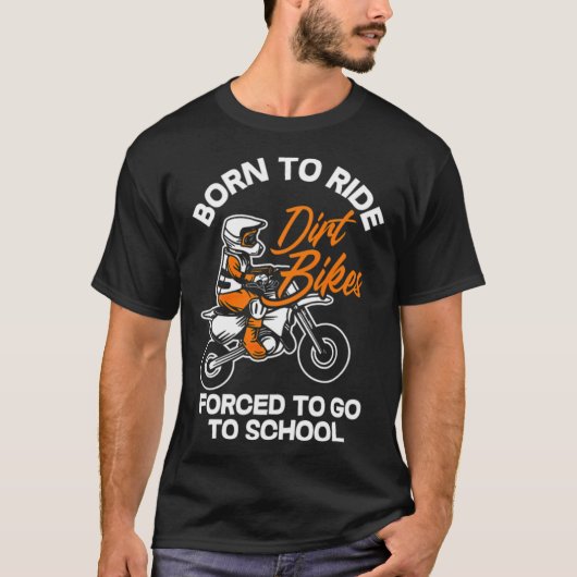 Kids Dirt Bike Supercross Motocross Motorcycle cyc Tシャツ (正面)
