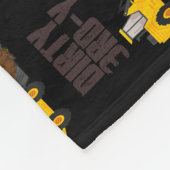 Kids Dirty 3rd y 3rd Birthday Party Gift For B oy フリースブランケット (角)