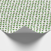 Kids drawing style Christmas tree ラッピングペーパー (角)