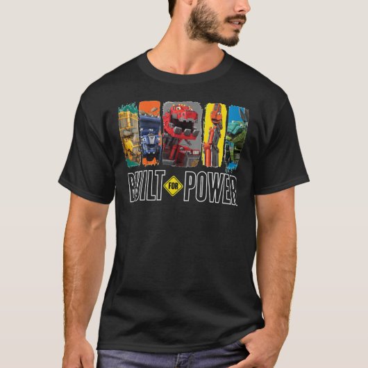 Kids DreamWorks DinoTrux - &x27;Power &x2用に構築 Tシャツ (正面)