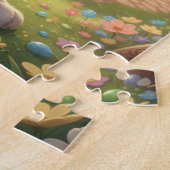 Kids Easter Bunny puzzle - 30 oversized pieces ジグソーパズル (側面)