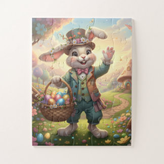 Kids Easter Bunny puzzle - 30 oversized pieces ジグソーパズル