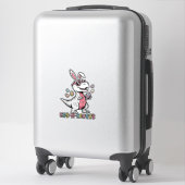 Kids Easter Dino Bunny Egg A Saurus Trex Bunny Boy シール (スーツケース)